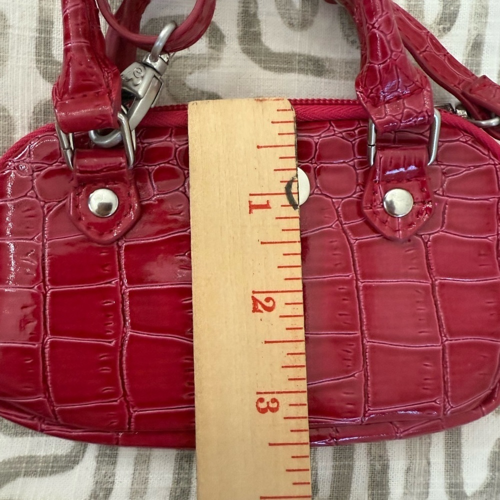 Disney Red Croc-Embossed Mini Bag - Picture 2 of 12